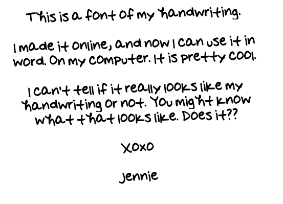 handwriting